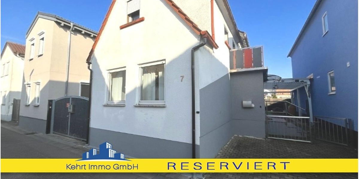 Gemütliches EFH mit kleinem Innenhof und Stellplatz – perfekt für 1–2 Personen in Rülzheim - Einfamilienhaus Rülzheim | Angebot:26249504